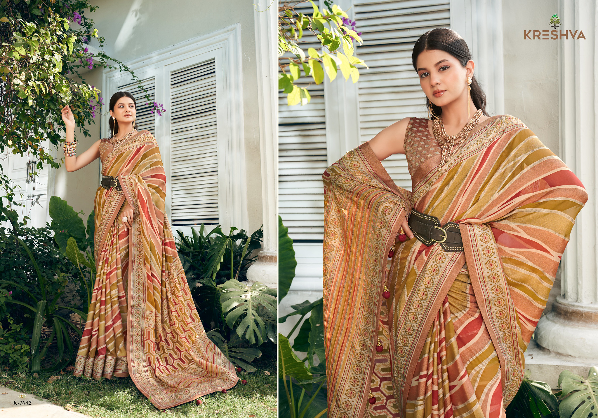 Kreshva-suhana-georgette-sarees-K-1042
